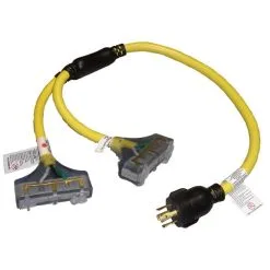 Adaptateur à Loquet Cordon Universel De 3' 10/4 240V Dek