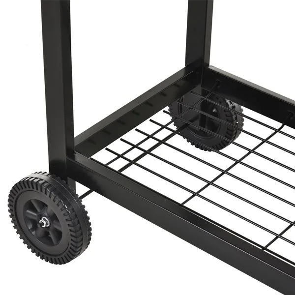 Barbecue à Charbon Noir De 15,70 Po Par Outsunny - Image 4