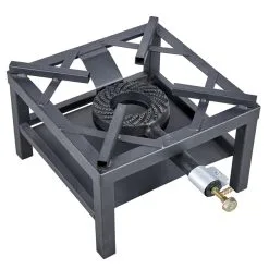 Brûleur Au Propane Portatif 66 000 BTU Olympia, 15 Po, Noir