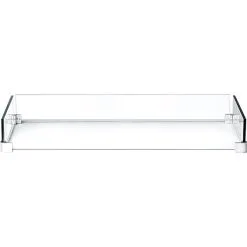 Napoleon Déflecteur En Verre Trempé 27 lb De Napoléon Pour Patioflame Linéaire Au Gaz, Hauteur De 5 po, Transparent