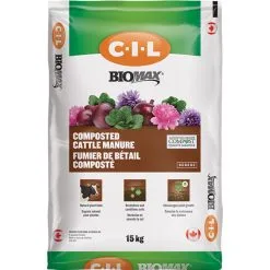 Fumier De Bétail Composté CIL, Format De 15 Kg